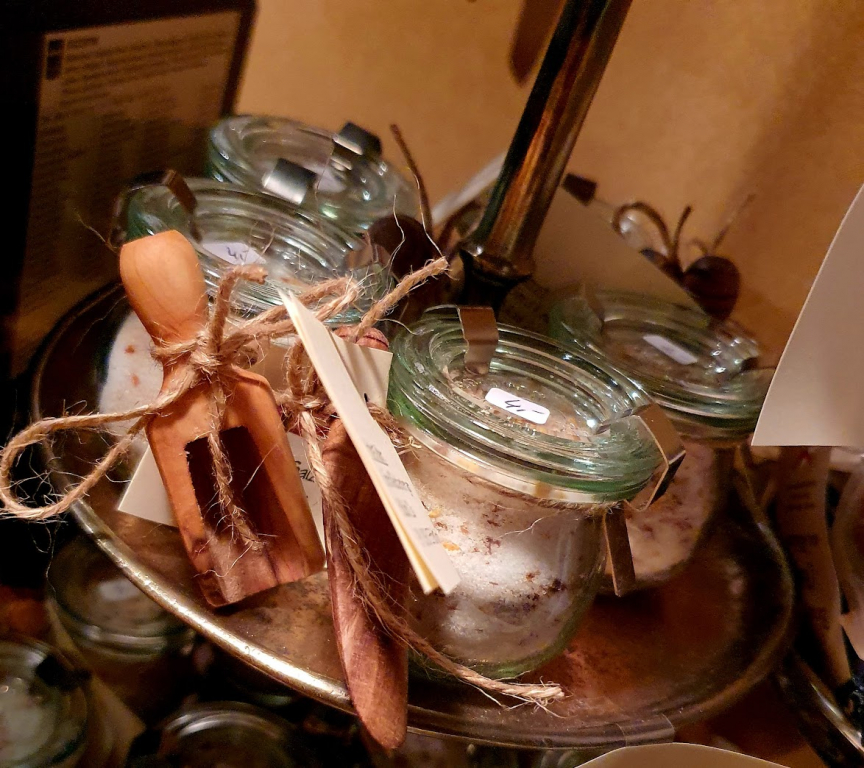 Chili Salz mit Oliveholz Löffelchen